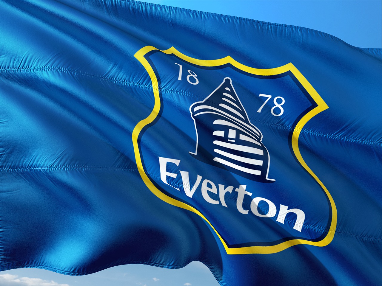 Everton FC - flag with logo