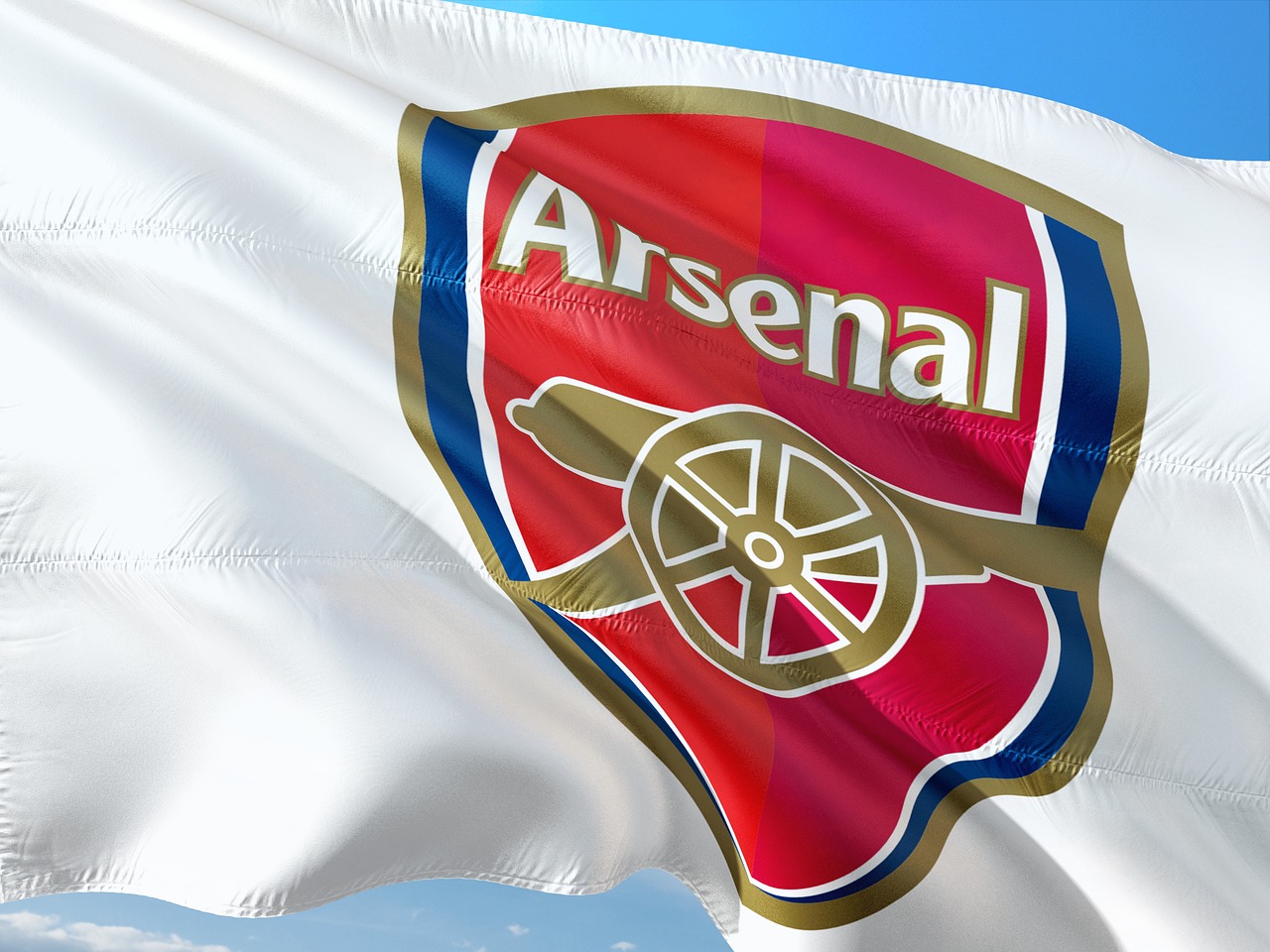 Flag of Arsenal - the Premier League Giants